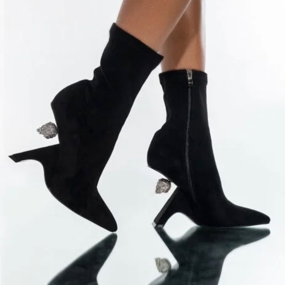 Diamond Skull Bootie